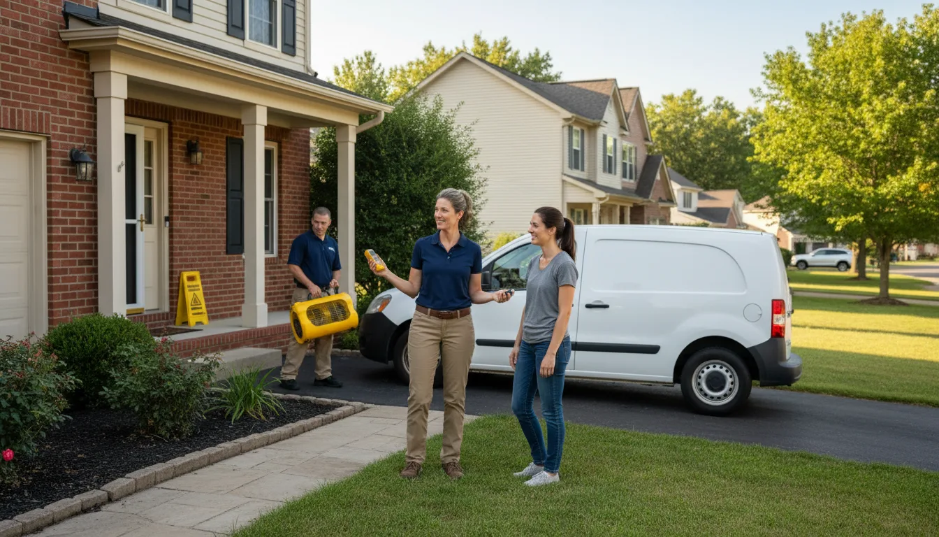 Residential water damage restoration in Little Valley, NY